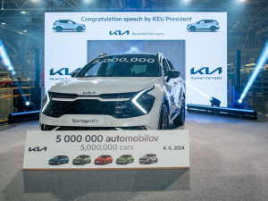 5. miliónte vozidlo vyrobené v Kia Slovakia