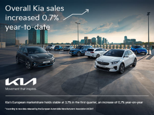 Kia registers slight Q1 growth and increased sales of electrified vehicles